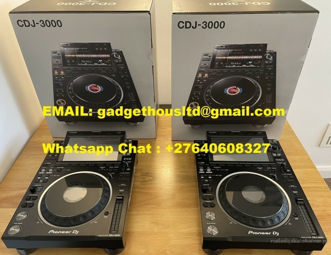 Pioneer CDJ 3000, Pioneer CDJ 2000 NXS2, Pioneer DJM 900 NXS2 DJ Mixer