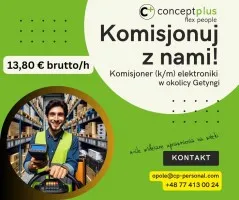 Komisjoner/Pracownik magazynu (k/m)  Elektronika