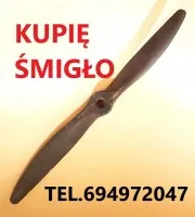 KUPIĘ STARE DREWNIANE ŚMIGŁO OD SAMOLOTU ORAZ MILITARIA TELEFON 694972047